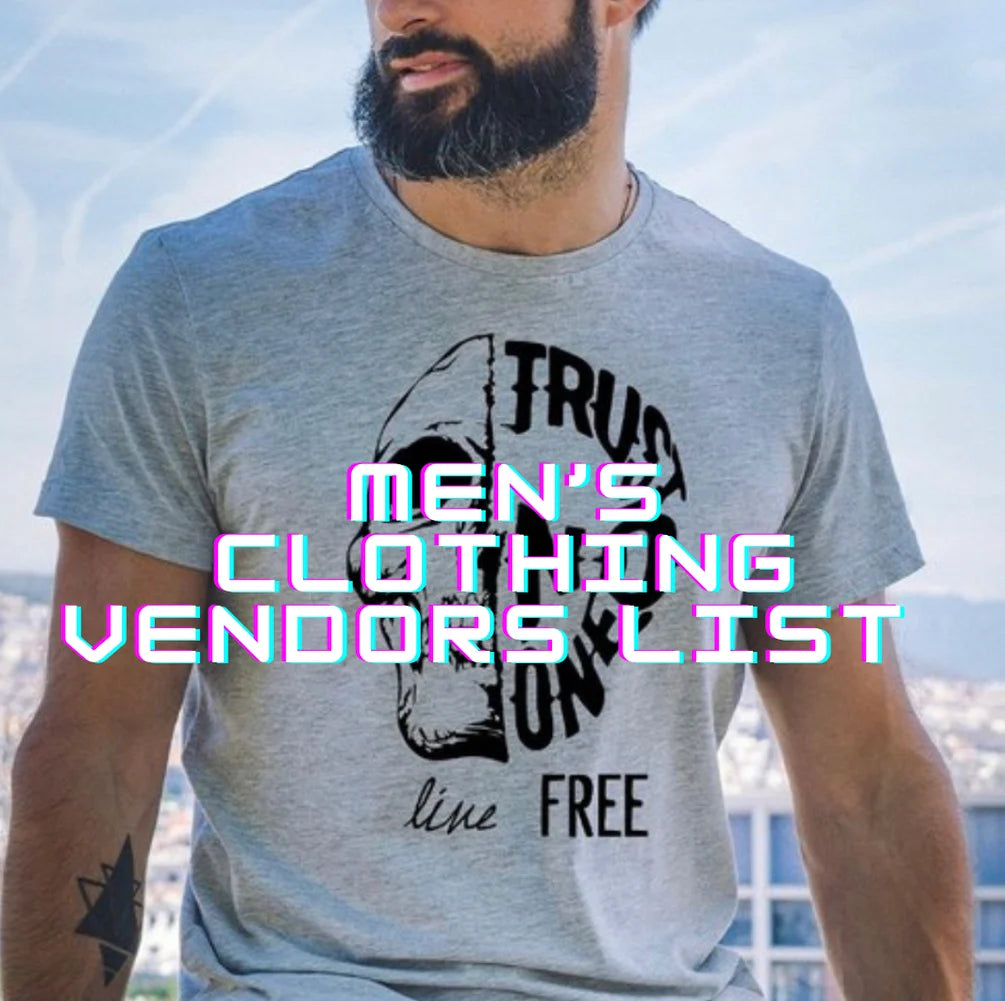Men’s clothing vendors