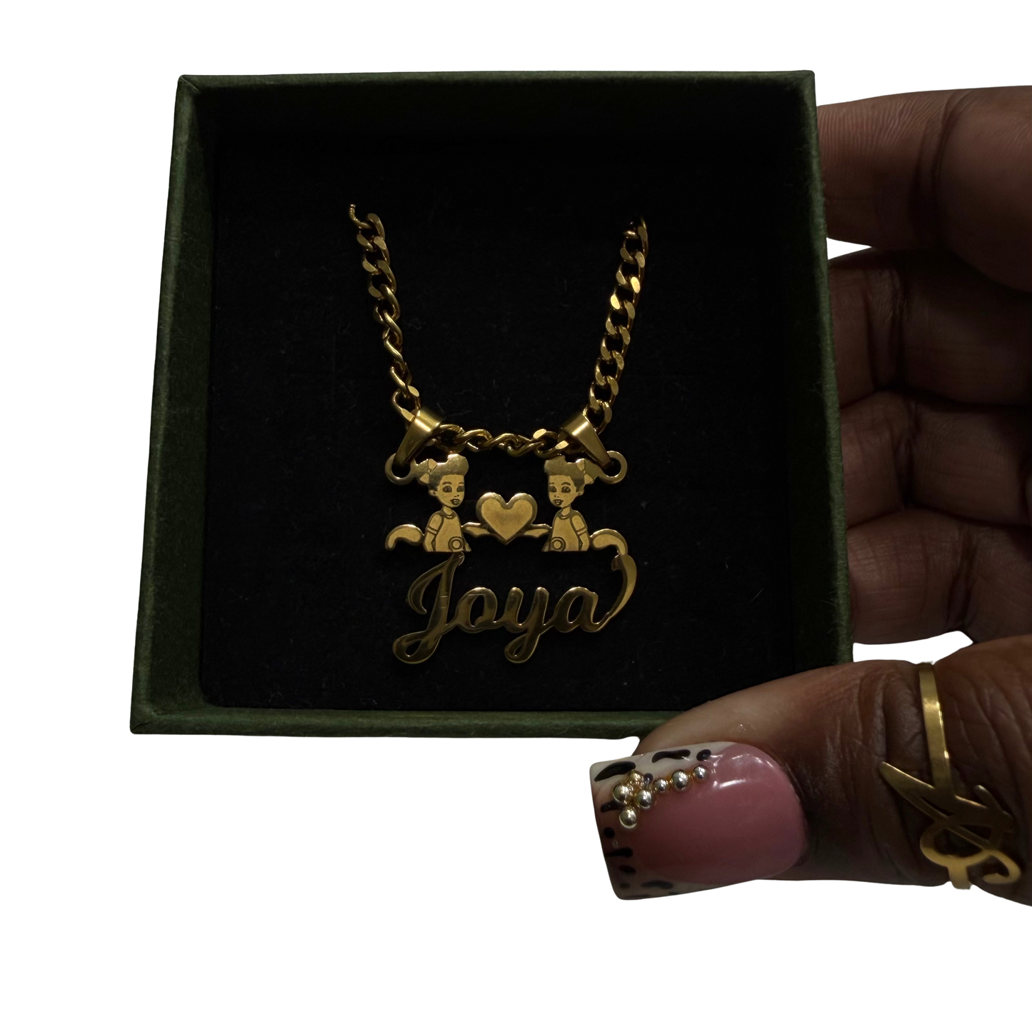 Custom Cartoon Name Necklace