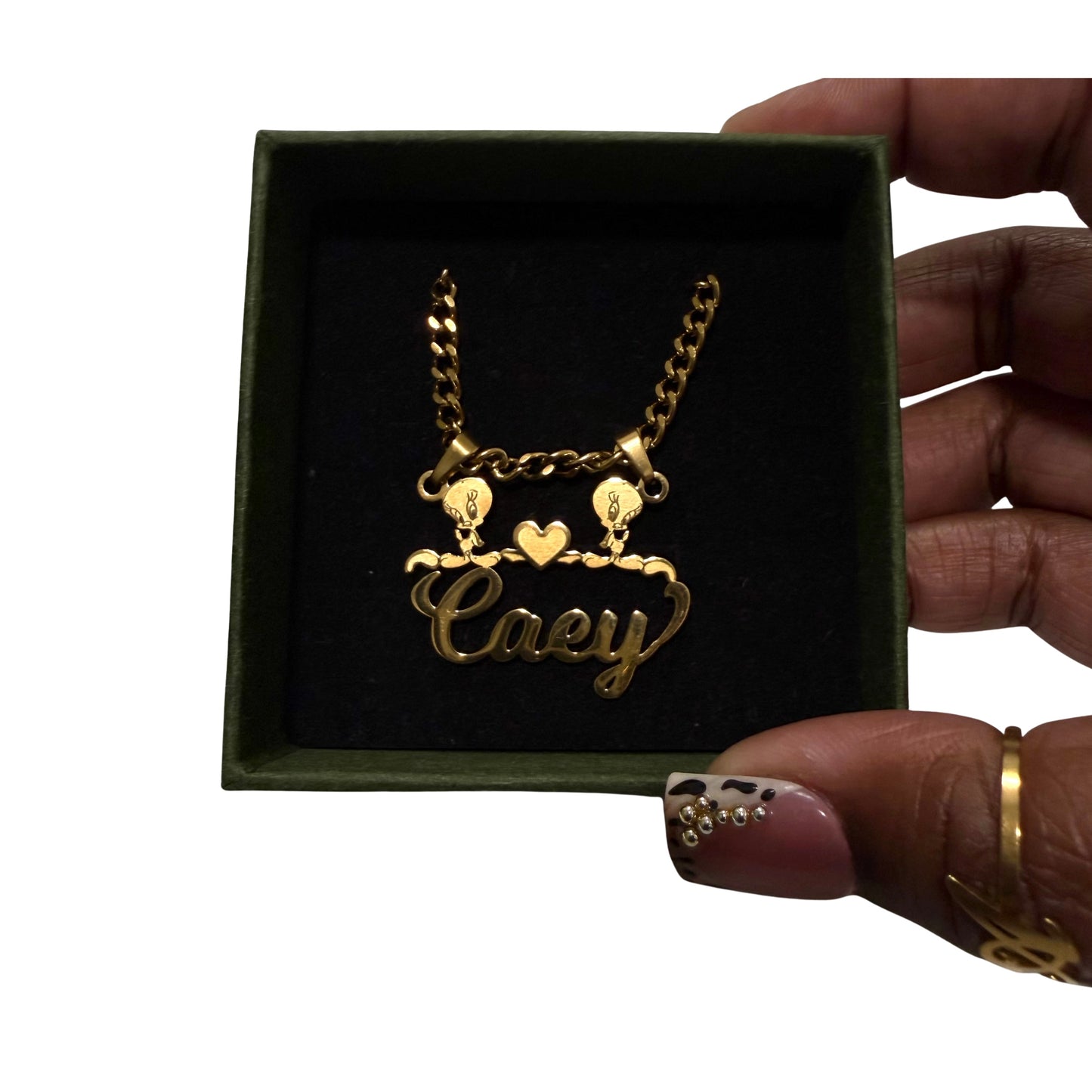 Custom Cartoon Name Necklace