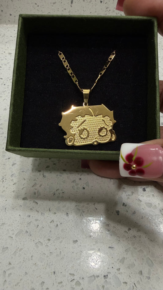 Betty Necklace 18k Gold Stainless Steel