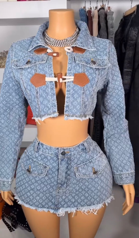 Denim Luxe Set