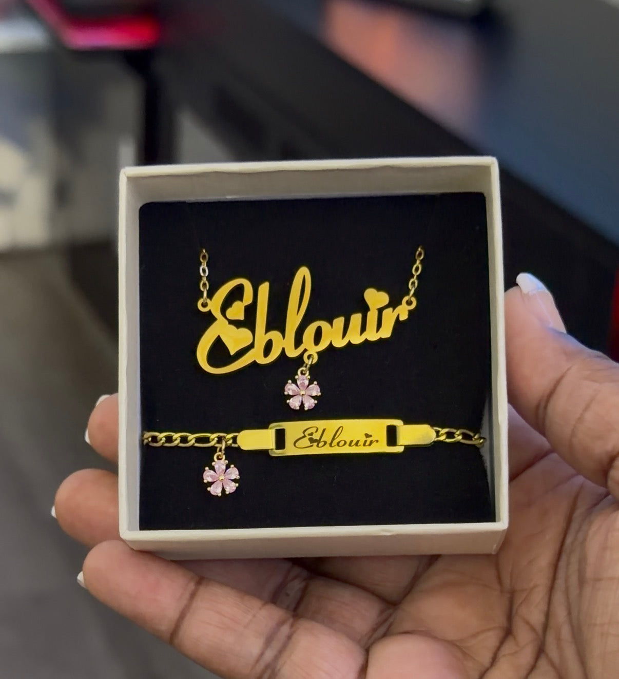 Petal Gold Script Set